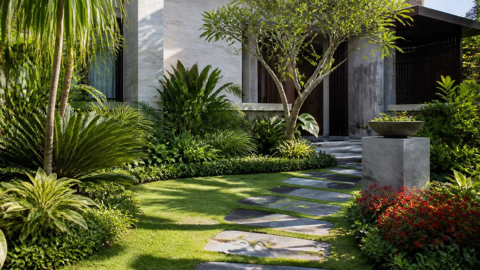 Taman PT Zepindo Interior Makassar